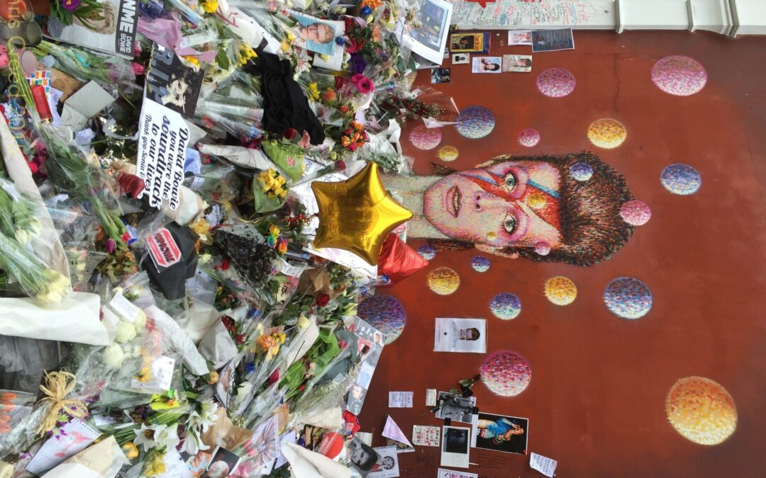 A visit to the David Bowie memorial, Brixton, London