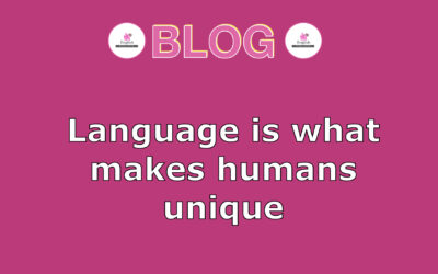 Language makes humans unique